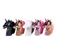 Operitacx 1pc Fantasy Shape Foundation Makeup Brush White Handle Professional Powder Cosmetic Brush for Women with Carry Bag