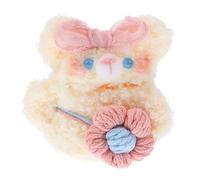 Operitacx 1Pc Plush Bear Wireless Earphone Case Compatible with Airpods Scratch Impact Resistant Material Cute Design for Easy Carrying