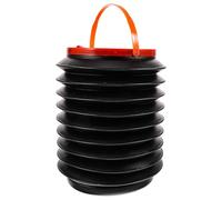 Operitacx 1pcs Foldable Plastic Camping Water Bucket with Lid Handle 4l Rectangular Easy to Store Multipurpose Outdoor Picnic Trash Can