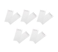Operitacx 1set Red Vertical Budget Cash Envelopes Consumption Cards for Expense Tracking Personal Monthly and Weekly Financial Planning Compact Lightweight Organizer 20pcs