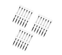 Operitacx 1set Touch Screen Pen Keychains Portable Mini Key Rings with Stylus for Tablets and Smartphones Smooth Writing Experience High Sensitivity Easy to Carry Black and Silver 12pcs