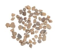 Operitacx 2 Packs Model Railway Basing Stone Gravel, 100g Natural Stone with Layered Ballast Structure for Realistic Track Simulation on Railroad Train Track and Foam or Wood Boards,
