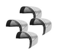 Operitacx 2 Pairs Iron Work Shoe Toe Covers Protective Metal Caps for Construction Factory Warehouse Safety Footwear Extra Security and Standard Compliance for Labor Safety Silver