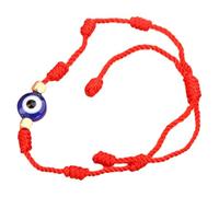 Operitacx 2 Pcs Adjustable Evil Eye Bracelet Red String Hand Woven