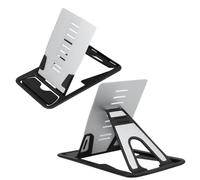 Operitacx 2 PCS Foldable Aluminum Alloy Phone Stand Desktop Holder for Smartphones and Tablets Viewing Angles Lightweight Metal Support for Home Office Travel