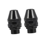Operitacx 2 Pcs Keyless Rotary Chuck for Electric Grinder Alloy Drill Chuck Durable Three Jaw Collet Tool Holder for Polishing Engraving Grinding