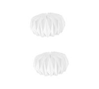 Operitacx 2 pcs Magnetic Lamp Cover Modern Minimalist Origami Pendant Light Shade Decorative Home Accessory for Warm Atmosphere Durable Material Safe and Practical Design