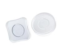 Operitacx 2 Pcs Nano Non Slip Pad Transparent Phone Holder Cable Organizer Reusable Gel Pads for Home Office More Square Round Design for Versatile Use