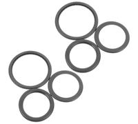 Operitacx 2 Set Replacement Diaphragm Membrane for Stethoscope Spare Parts with Frequency-converting Suspended Membrane and Integrated Ear Buds, Black Pe Material for Adult and Pediatric