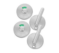 Operitacx 2 Set Stainless Steel Bathroom Indicator Lock Bolt Vacant Occupied Privacy Door Lock for Public Restroom Partitions Durable with Advanced Mechanism and Tool Installation