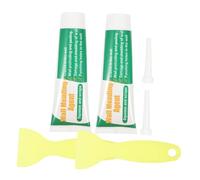 Operitacx 2 Set Wall Mending Agent Repair Paste with and Precision Nozzle Self Adhesive Durable Wall Putty for Filling Cracks and Peeling Indoor
