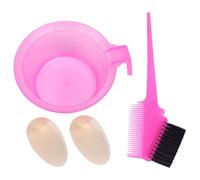Operitacx 2 Sets Hair Dye Comb Hair Salon Dye Bowl Plastic Material Double Sided Design No Mess DIY Experience