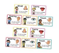 Operitacx 2 Sets Preschool Learning Posters Kindergarten Flash Cards for Sensory Colors Shapes Educational Tools Versatile Display for Early Language Development