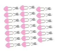 Operitacx 20 Sets Mini Heart Shaped Padlocks with Metal Keys Decorative Love Locks for Jewelry Boxes Diaries Suitcases School Bags Small Security Locks for Gifts and Travel Storage
