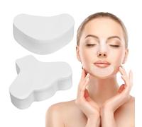 Operitacx 200 Pcs Cotton Nose and Chin Pads T Zone Deep Cleansing Pore Strips for Blackhead Removal Facial Cotton Pads Skincare Supply
