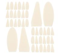 Operitacx 200pcs Art Blending Sponge Heads Replacement for Sketching and Drawing, 100 Tip 100 Rounded Sponge Tools for Artists’ Craft Supplies and Pan Pastel Blending