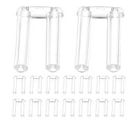 Operitacx 200pcs Eyeglass Plastic Washers for Rimless Eyeglasses Repair Tools with Secure Lens Fastening and Versatile Compatibility for Outdoor and Sports Activities