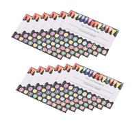 Operitacx 200pcs Punch Cards for Classroom Reward Chart Incentive Cards Hole Punch for Student Awards Teachers Behavior Management Token Economy