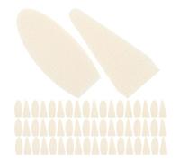 Operitacx 200pcs Sketch Eraser Sponge Tip Replacement Art Blending Sponge Heads for Artists Craft Rounded Tip Blender Wipes for Sketching Tools and Art Erasers