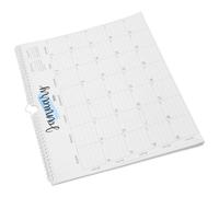 Operitacx 2026 18-month Wall Calendar Spiral Binding Large Monthly Planner with Twin-wire Hook Multi-country Holidays English Version Hanging Calendar for Home Office School