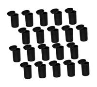 Operitacx 20pcs Black Film Canisters with Lids, Portable Compact Abs Plastic Storage Containers for Empty Camera Reel Film Rolls, for Photography Enthusiasts and Darkroom Use