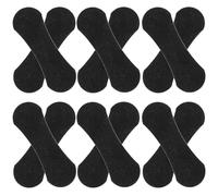 Operitacx 20pcs Breathable Nasal Strips Breathe Nose Strips Devices Physical Expansion Principle Alleviate Snoring Stylish Black Elastic Material Fits Nose Shapes for Better Sleep