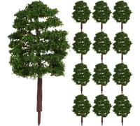 Operitacx 20pcs Green Scenery Landscape Model Trees for Architectural and Miniature Model Railways Wargames Dioramas and Decoration