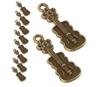 Operitacx 20pcs Handmade Violin Charm Pendants for Jewelry Making Small Retro Charms Jewelry Findings