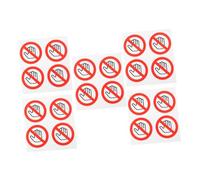 Operitacx 20pcs High Adhesive Do Not Touch Safety Stickers Vinyl Warning Labels for Mechanical Equipment Factory Lab Toolbox Self-adhesive Decals for Industrial Use