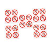 Operitacx 20pcs High Adhesive Warning Stickers for Cars and Mechanical Equipment Do Not Touch Safety Decals for Injury Prevention Suitable for Factory Lab Toolbox Use