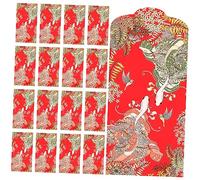 Operitacx 20pcs Japanese Style Red Envelopes Money Pouch with Printed Floral Patterns Wedding Money Packets for Year Celebration Unique Chinese Packets for Lunar Festival and Giving