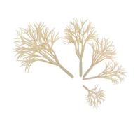 Operitacx 20PCS Miniature Model Trees for DIY Sand Table Crafts Landscape Scenery Accessories for Model Railway and Architecture Multi-height Fake Trees for Train Scenery and Urban Planning