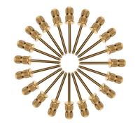 Operitacx 20pcs Nail Drill Bits Sanding Band with 2.35mm Shaft Metal Manicure Tool Resistant to Corrosion and Rust for Gel Nails for Spa and Pedicure Use
