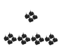 Operitacx 20pcs Replacement Caster Wheels for Office Chairs Casters Threaded Base