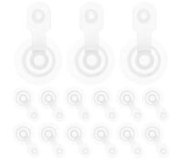 Operitacx 20pcs Sturdy Plastic Swimming Ring Nozzles Air Valves with Quick Inflation and Sealing Lid for Water and Air Mattresses Replacement Swimming Ring Accessories