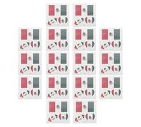 Operitacx 20pcs Temporary Patriotic Flag Tattoos with Comfortable Fit and Waterproof Design, Made from Water Transfer Paper and Pet Film, for Events and Gatherings