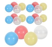 Operitacx 20pcs Vending Machine Capsules: 1 Inch Gumball Machine Ball - Pastel Color Plastic Empty Container - for DIY Craft Prizes Birthday Party Favor Xmas Candy