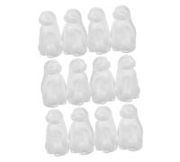 Operitacx 20pcs White Foam Penguin DIY Craft Kit for Creative Decorating and Family Bonding Time, Mini Penguin Simulation Models for Boys and Girls and Young Artists