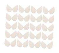 Operitacx 20pcs White Handmade Angel Wings Decorative Clothing Patches for DIY Headwear Charms Lightweight Headdress Material for Hair Accessories Doll Decor and Craft Projects