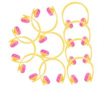 Operitacx 20pcs Yellow Duck Miniature Headset Ornaments DIY Decoration Accessories Classic Headphone Model for Doll House Car Halloween and Home Decor