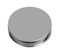 Operitacx 20x Foldable round Magnifier for Reading with Metal Protective Case, Portable Handheld Magnifying Glass for Seniors and Students, Compact Optical Glass Loupe for Small Text