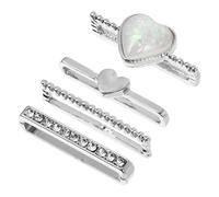 Operitacx 22Mm Watch Band Ornaments Silicone Decorative Ring Charm Silver Finish for Men and Women Outdoor Activities