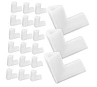 Operitacx 24 Pcs Pearl Cotton Corner Protector Foam Edge Protector Corner Guards White Epe Pearl Cotton