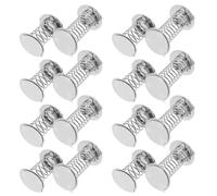 Operitacx 24pcs Adjustable Spring Base Mini Doll Stand Portable Metal and Clay Shaking Head Holder Cute Charming Design for DIY Crafts and Travel Fun