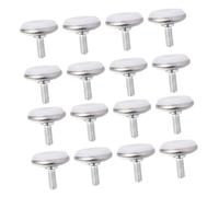 Operitacx 24pcs Adjustable Table Leg Levelers Feet for Multi Use Furniture Non Slip Scratch Design for Chairs Cabinets and Tables for Wobbly Surfaces