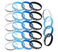 Operitacx 24pcs Class of 2026 Graduation Wristbands Silicone Bracelets with Matte Finish for Graduation W omfortable Fit Vivid Visual Mark for Students and Classmates