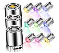 Operitacx 24pcs Miniature LED Lights Battery Powered Portable Pen Light for DIY Crafting Warm Colorful Mini Spotlight for Dollhouse Brick Building Easy Integration Versatile Design