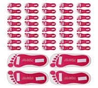 Operitacx 25 Pairs Disposable Tanning Foot Pads Sticky Feet Protectors for Professional Salon Quality Self Tanning and Spray Tan Process Precision Coverage and Soles