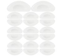 Operitacx 25 Pairs Eyeglass Nose Pads Replacement - Soft Silicone Non-Slip Nose Pads for Glasses - D-Shaped Self-Adhesive Nosepads for Eyeglasses - Ensures Comfort & Stability