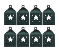 Operitacx 25pcs Green Eid Mubarak Candy Favor Boxes with Hollow Star and Moon Design - Ramadan Party Treat Bags for Muslim Holiday Decorations and Festival Packaging